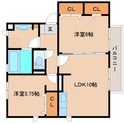 清水駅 徒歩24分 2階の物件間取画像